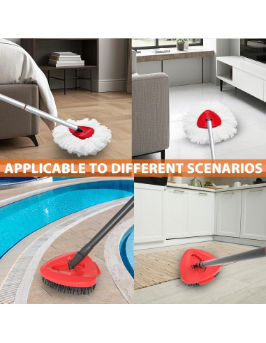 Cabezas de Mop Reemplazables O-Cedar EasyWring + Cepillo