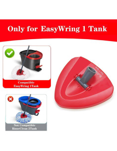 Base de Mopa Giratoria Bublador Compatible O-Cedar 1 Tanque 2