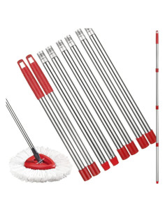 Mango de Repuesto para Mop Giratorio SHUESS 2 Piezas 39.9 a 144.8 cm