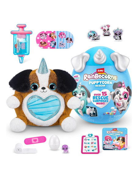 Rescate de Puppycorn ZURU - Peluche Coleccionable 23x20x28cm Rescate de Puppycorn ZURU - Peluche Coleccionable 23x20x28cm