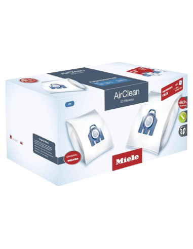 Paquete Miele AirClean 3D GN - 16 Bolsas + Filtro HEPA