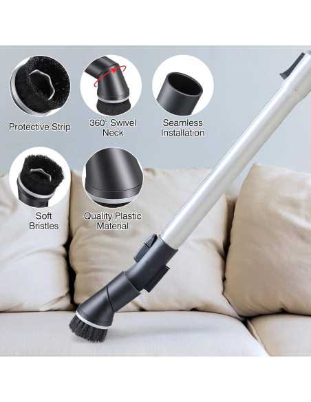 Cepillo de Polvo Feekoon 35mm Compatible con Miele SSP10 - 2 Piezas