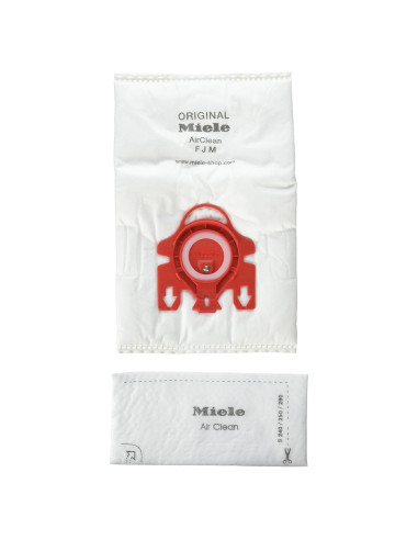 Bolsa de Polvo Miele AirClean 3D Tipo FJM - 8 Bolsas y 4 Filtros