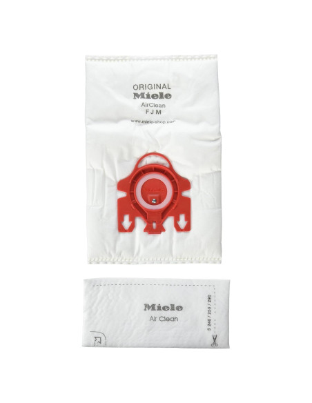 Bolsa de Polvo Miele AirClean 3D Tipo FJM - 8 Bolsas y 4 Filtros