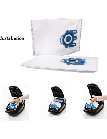 15 Bolsas de Aspiradora Miele GN + Filtros AirClean 3D