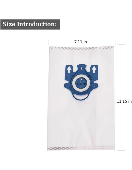 15 Bolsas de Aspiradora Miele GN + Filtros AirClean 3D