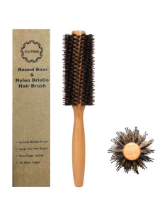 Cepillo Redondo Ecotrees de Cerda y Nylon para Secado 24.9cm
