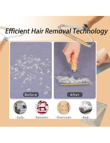 Quitapelos para Mascotas Aetomtins - 2 Piezas Ecológicas