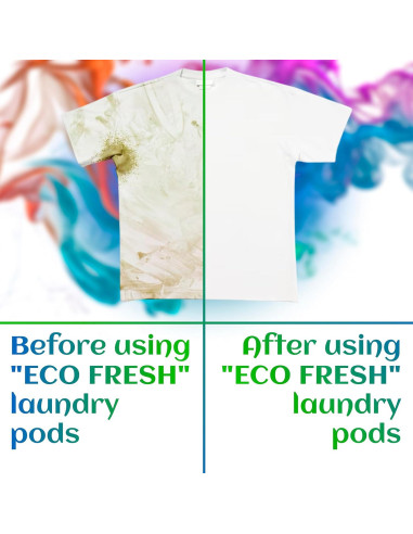 Cápsulas de Lavandería Eco Fresh 5-en-1 - 100 Unidades Aroma Floral