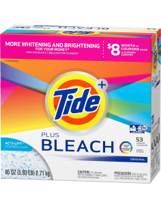 Detergente en Polvo Tide Original con Blanqueador 2.69 kg 2