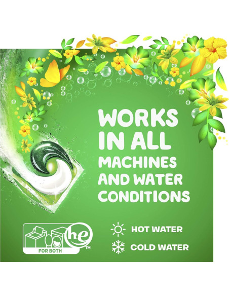 Gain Flings! Cápsulas Detergente Ropa HE Aroma Original 96 Unidades