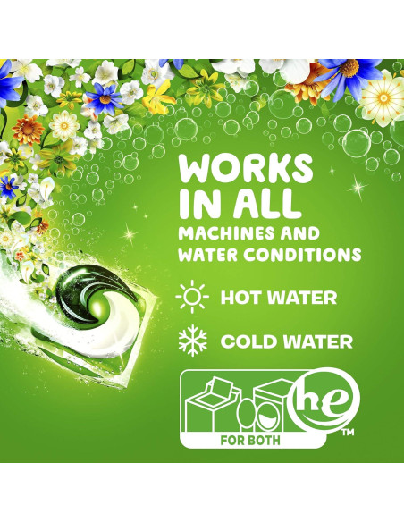 Gain Flings! Cápsulas Detergente Ropa HE Aroma Original 96 Unidades