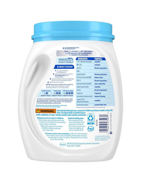 Detergente de Lavandería All Fresco Sensible 60 Dosis