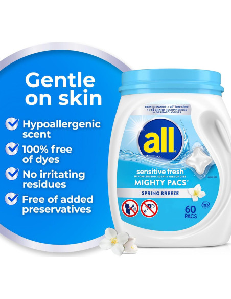 Detergente de Lavandería All Fresco Sensible 60 Dosis