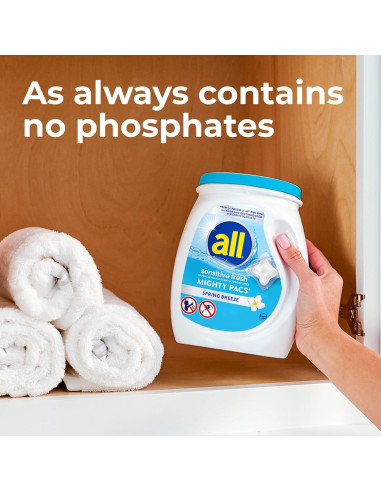 Detergente de Lavandería All Fresco Sensible 60 Dosis