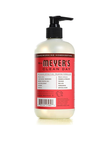 Jabón Líquido para Manos Mrs. Meyer's Ruibarbo 3 x 370 ml