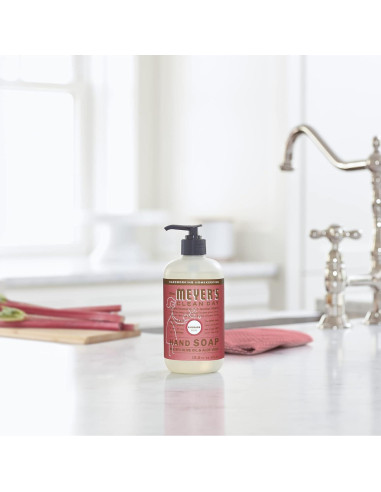 Jabón Líquido para Manos Mrs. Meyer's Ruibarbo 3 x 370 ml