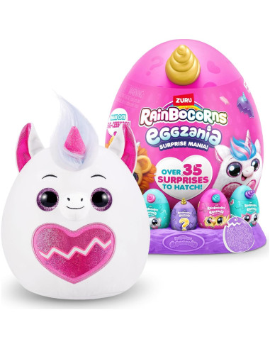 Sorpresa Rainbocorns Eggzania Mania ZURU - Peluche Coleccionable