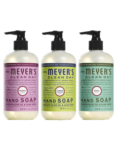 Paquete de Jabón de Manos Líquido MRS. MEYER'S 1.1L 3 Aromas