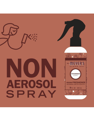 Ambientador de Habitación Mrs. Meyer's Pan de Jengibre 236.6 ml