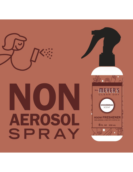 Ambientador de Habitación Mrs. Meyer's Pan de Jengibre 236.6 ml