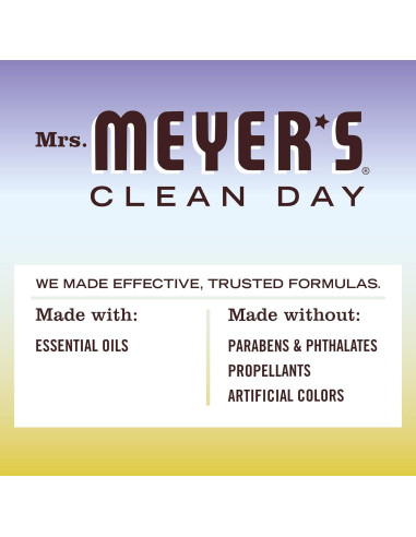 Ambientador Spray No Aerosol Mrs. Meyer's 3x236.6ml Flor de Compasión