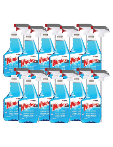 Limpiador de Vidrios Windex Original 32 oz - Pack de 12