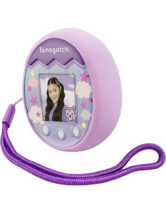 Funda de Silicona y Cordón xcivi para Tamagotchi Pix Púrpura 2