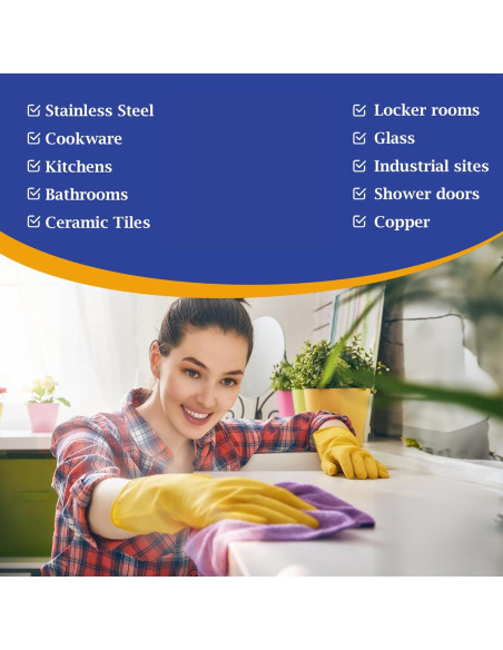 Paquete de 2 Limpiadores Bar-Keeper's Friend 750ml + Toalla y Esponja