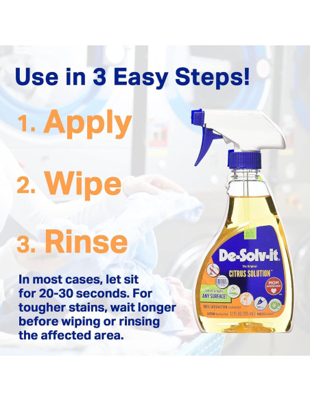 Removedor de Manchas De-Solv-It Orange-Sol 255g - Multiusos