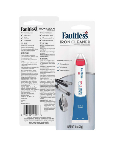 Limpiador de Plancha Caliente Faultless 28g - Eficaz y No Tóxico