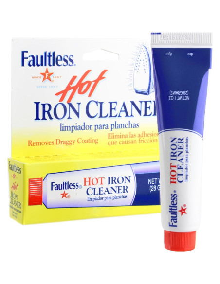 Limpiador de Plancha Caliente Faultless 28g - Eficaz y No Tóxico