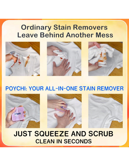 Removedor de Manchas POYCHI - 1 Paquete - Ecológico y Multiusos