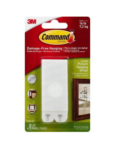 Tiras para Colgar Cuadros Command Blancas - Soporta 7.26 kg 2