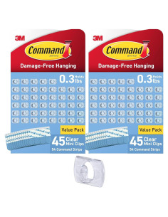 Clips de Luz Mini Command 90 Unidades para Decoración Interior