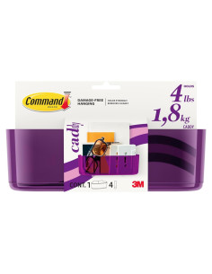 Caddy Command 3M Ciruela Dulce 21.34x7.62cm 1 caddy 4 tiras