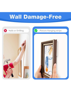 30 Pares de Tiradores Adhesivos VERSAF para Colgar Imágenes 2