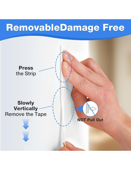 30 Pares de Tiradores Adhesivos VERSAF para Colgar Imágenes