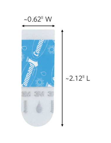 Tiras de Reemplazo Command para Exteriores - 36 Unidades