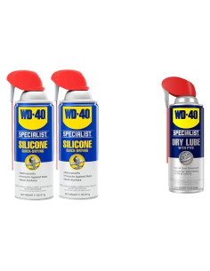 Paquete Doble Lubricante Silicona y Seco WD-40 Specialist 595 g
