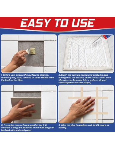 Adhesivo de Construcción Yeardera 7.4 Onzas Alta Resistencia