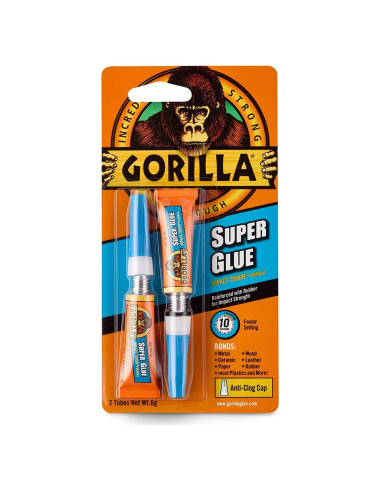 Gorilla Super Glue 3g Transparente - Adhesivo Rápido y Duradero