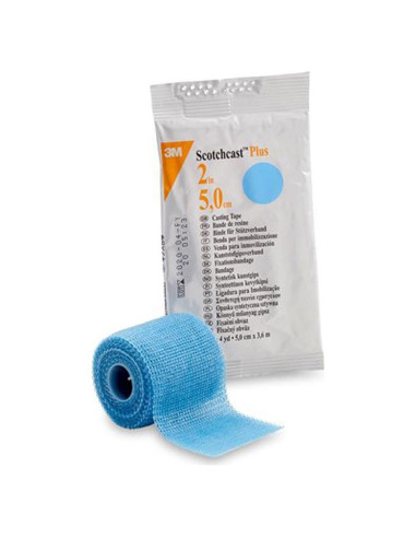 Cinta de Yeso Scotchcast Plus 3M 5.08 cm x 3.66 m - Paquete de 10