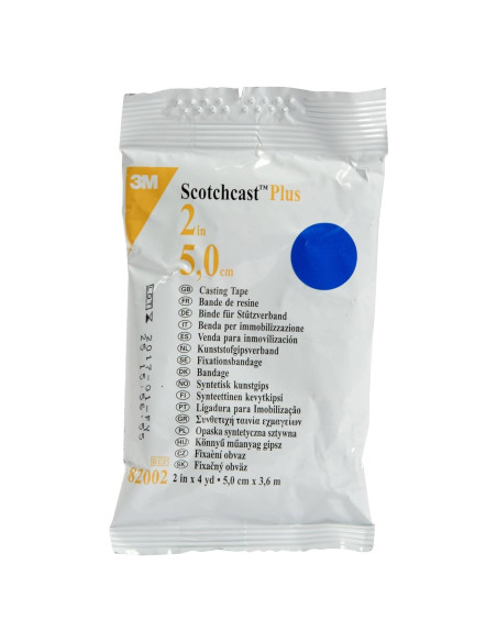 Cinta de Yeso 3M Scotchcast Plus 5cm x 3.66m Azul