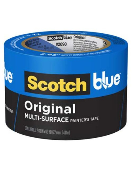 Cinta de pintor 3M Scotch Blue 72 mm x 55 m fuerza media Cinta de pintor 3M Scotch Blue 72 mm x 55 m fuerza media