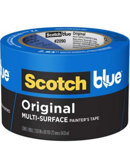 Cinta de pintor 3M Scotch Blue 72 mm x 55 m fuerza media Cinta de pintor 3M Scotch Blue 72 mm x 55 m fuerza media