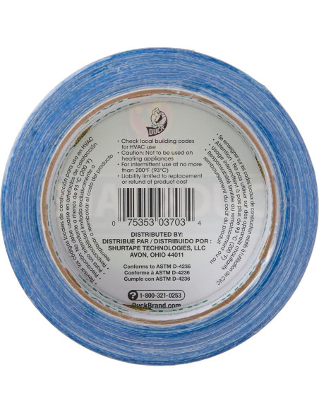 Cinta Adhesiva Color Duck 1304959 Azul 4.78 cm x 18.29 m