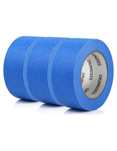 Cinta de Pintor Azul CHUANGSEED 4.78 cm x 54.86 m 3-Pack