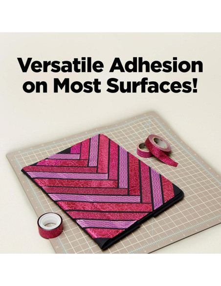 Cinta Washi Glitter Scotch 1.5 cm x 498.4 cm Azul Oscuro Pack 6 Cinta Washi Glitter Scotch 1.5 cm x 498.4 cm Azul Oscuro Pack 6