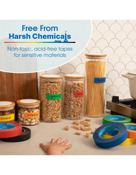 Cinta de Enmascarar Azul Spartan Industrial 1" x 54.86 m - 3 Rollos